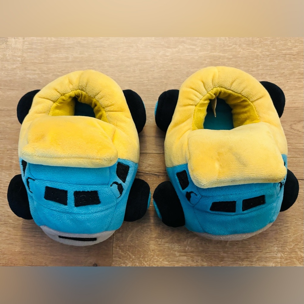 Little Boy Dump Truck Slippers- Size Toddler 9-10